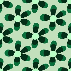 Five green petals 