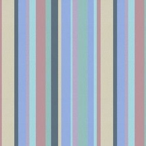 Vintage Stripe - Beach Blue