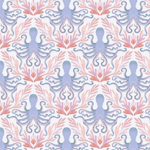 Zen octopus in Pantone's 'intangible' color palette