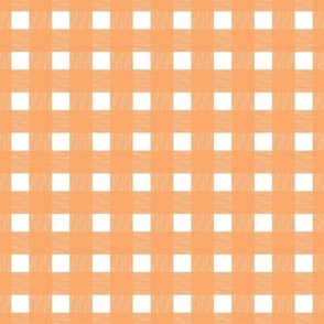 Chalky orange squares on white