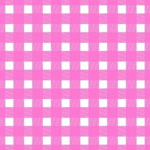 Chalky pink squares on white