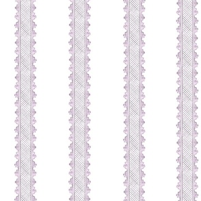 Petite Clarabelle Lilac on White