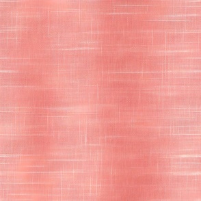 Coral Pink Linen