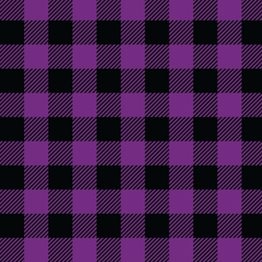 Purple Check - Medium (Rainbow Collection)