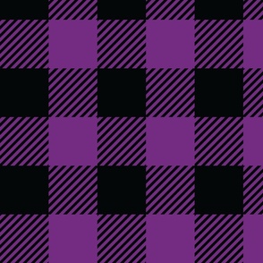 Purple Check - Large (Rainbow Collection)