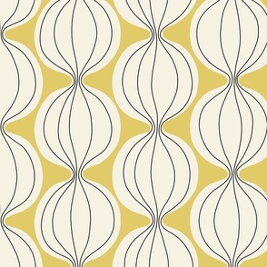 (L) Seamless Modernist Lanterns - yellow