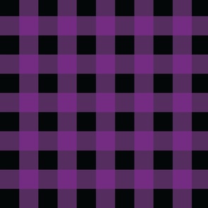 Purple Gingham - Medium (Rainbow Collection)