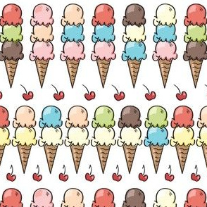 Ice Cream Cone Pattern