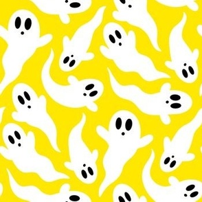 Halloween Ghosts Yellow