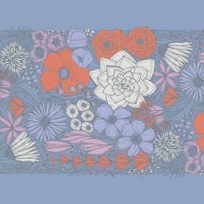 Intangible Floral Tea Towel