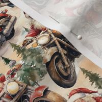 Motorcycle Santas (Small Scale)