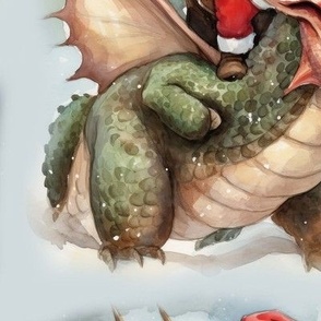Santas Riding Dragons (Large Scale) 