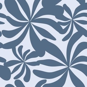 Abstract floral leaves