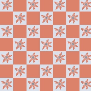 Flowers and Checkers (Small)