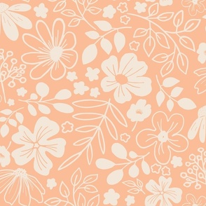 Peachy Keen Floral (large)