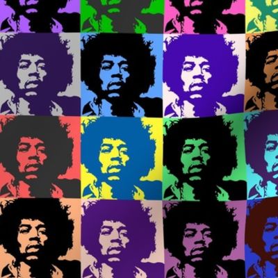 Hendrix, Warhol Pop