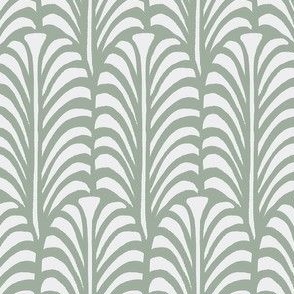 Medium - Leaf - Duron Coastal Plain green - Traditional cut out coastal leaf for upholstery, wallpaper, bedding or table decor. Tropical bold summer leaves  - botanical nature bold minimalism minimalist - palm palms palm springs - block print inspired
