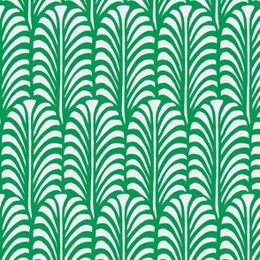 Large - Leaf - Kelly Green - Traditional cut out coastal leaf for upholstery, wallpaper, bedding or table decor. Tropical bold summer leaves  - botanical nature bold minimalism minimalist - palm palms palm springs - block print inspired
