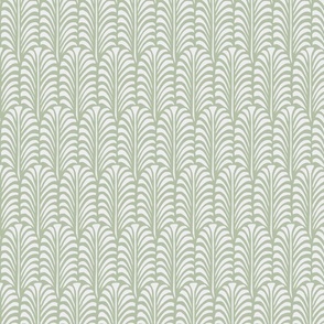 Medium - Leaf - Morning Green - Traditional cut out coastal leaf for upholstery, wallpaper, bedding or table decor. Tropical bold summer leaves  - botanical nature bold minimalism minimalist - palm palms palm springs - block print inspired