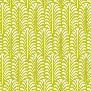 Small - Leaf - Cyber Lime green - Traditional cut out coastal leaf for upholstery, wallpaper, bedding or table decor. Tropical bold summer leaves  - botanical nature bold minimalism minimalist - palm palms palm springs - block print inspired