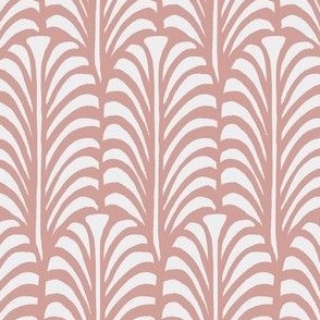 Medium - Leaf - Soft pink - Traditional cut out coastal leaf for upholstery, wallpaper, bedding or table decor. Tropical bold summer leaves  - botanical nature bold minimalism minimalist - palm palms palm springs - block print inspired - pink nursery