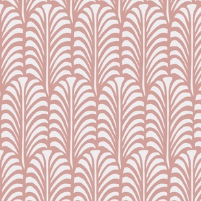 Large - Leaf - Soft pink - Traditional cut out coastal leaf for upholstery, wallpaper, bedding or table decor. Tropical bold summer leaves  - botanical nature bold minimalism minimalist - palm palms palm springs - block print inspired - pink nursery