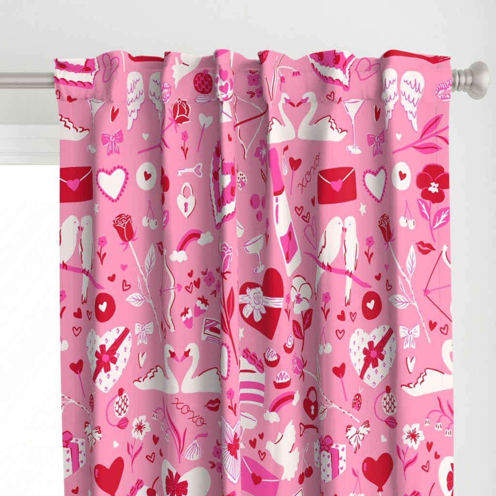 Valentine's Love Menagerie in Red, Pink and White (Jumbo)