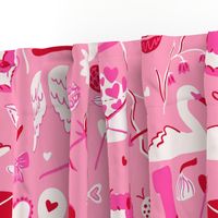 Valentine's Love Menagerie in Red, Pink and White (Jumbo)