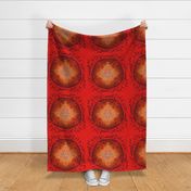 Apricity - AZ Sun to Warm Your Face -Red Orange Black - Design 15864139