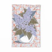 Lilac Bouquet Tea Towel