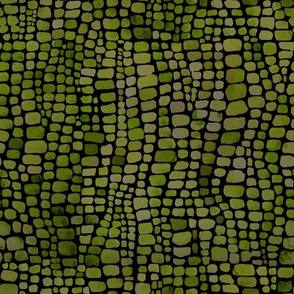 Сrocodile camouflage. Green and black