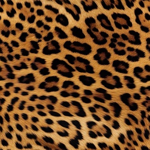 Brown Leopard Print