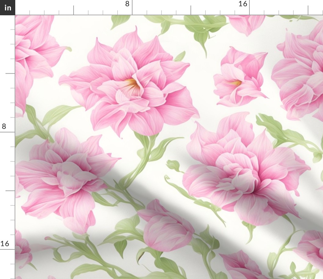 Floral Pink Flower Pattern