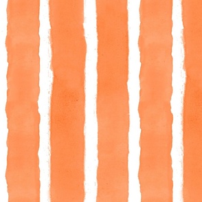 Aztec Stripes - Apricot - Medium Scale