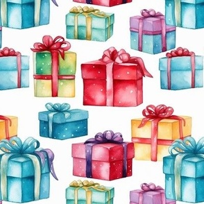 Colorful Watercolor Gifts