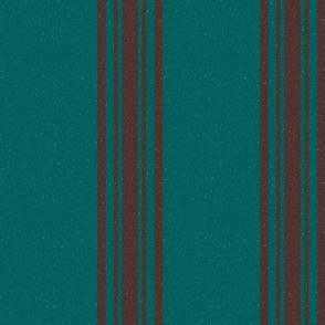 Historic Stripes - Dark Teal, Dark Brown and Cream (TBS214)