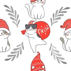 Cats In Hats Home For The Holidays 