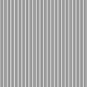 Gray and White Pinstripes