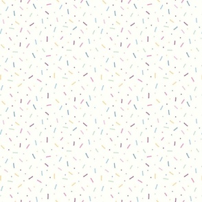 Colorful Sprinkles on Cream (Medium Scale) 
