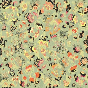 Abstract floral pattern