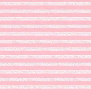 Chalky white stripes on muted light red / pink