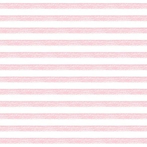 Chalky muted light red or pink stripes on white