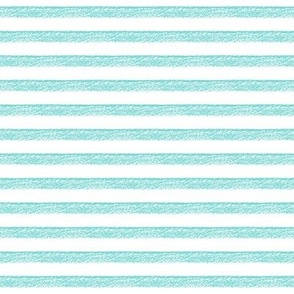 Chalky mint green stripes on white