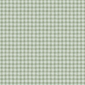 Painterly Plaid Textured Style - Green - Small