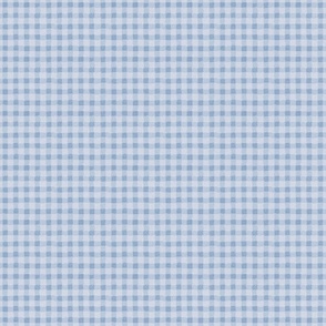 Painterly Plaid Textured Style - Blue - Micro 1