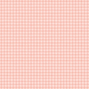 Painterly Plaid Textured Style - Peach - Micro 1