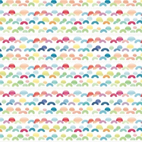 Mini Colorful Art Doodles Childrens Playroom Bedroom Wallpaper Fabric nursery primary colors abstract  (93)
