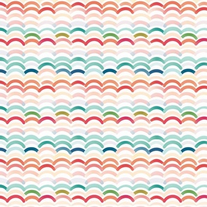 Mini Colorful Art Doodles Childrens Playroom Bedroom Wallpaper Fabric nursery primary colors abstract  (94)