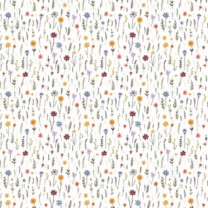 Mini Colorful Art Doodles Childrens Playroom Bedroom Wallpaper Fabric nursery primary colors abstract  (106)