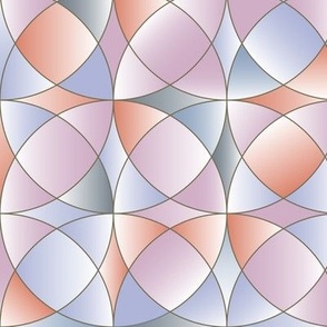 Intangible Reflections, Overlapping shaded circles